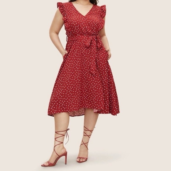 NWT Bloomchic Polka Dot Dress – Size 12/L (waist tie not included) - Picture 5 of 8